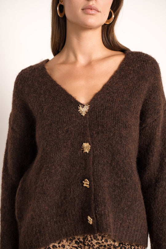 Gilet Choco bouton métal 2649