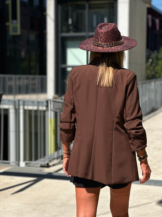 Blazer manches froncées 8056 (34 au 40)