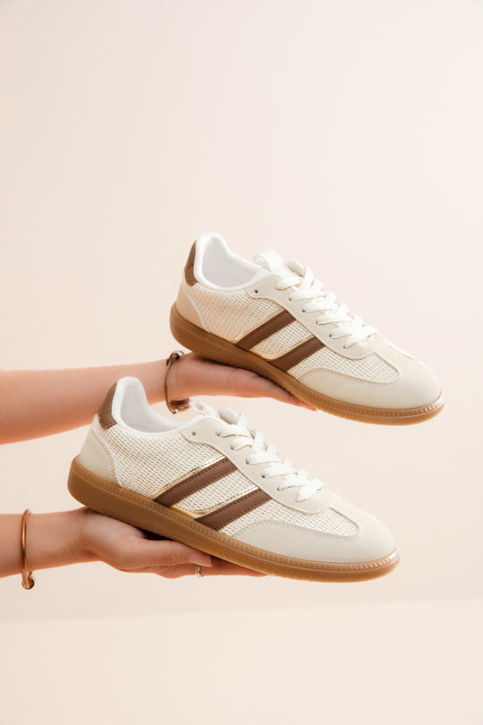 Basket BEIGE bande 9203