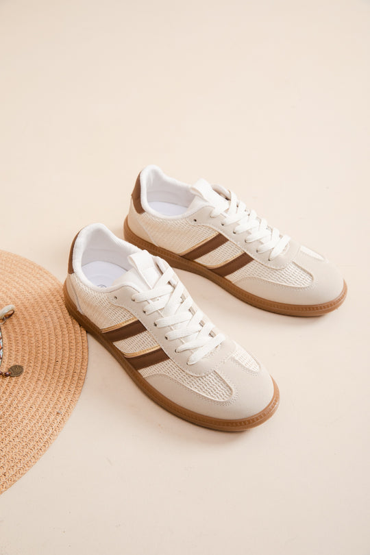 Basket BEIGE bande 9203