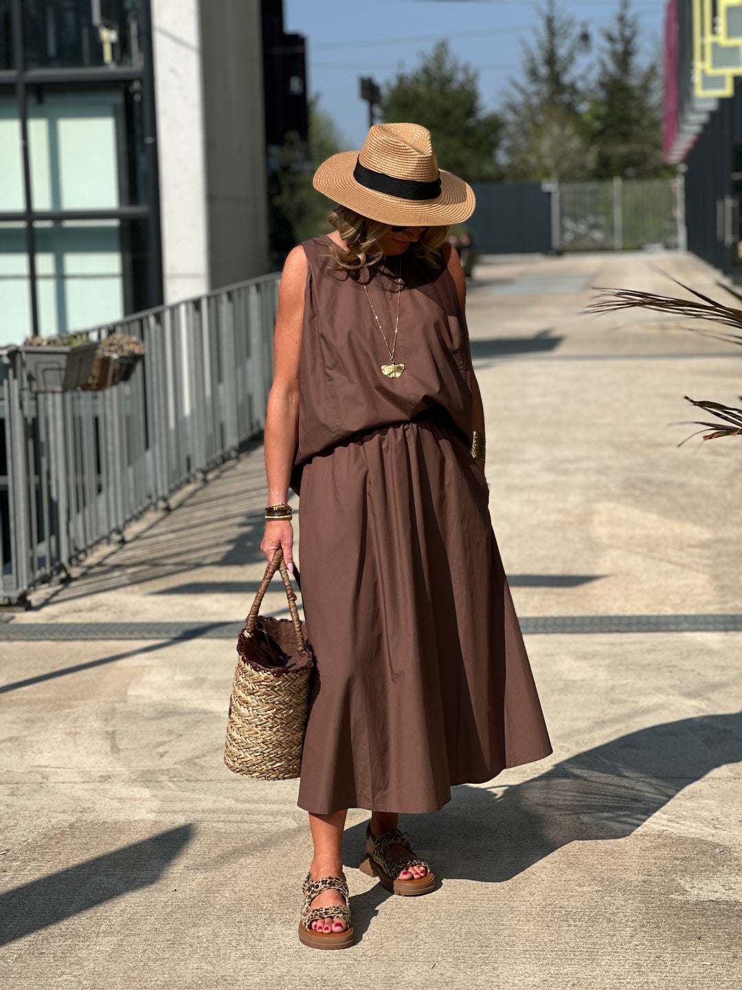 Ensemble tencel choco3369