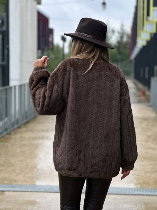 Manteau Maeva choco V004G