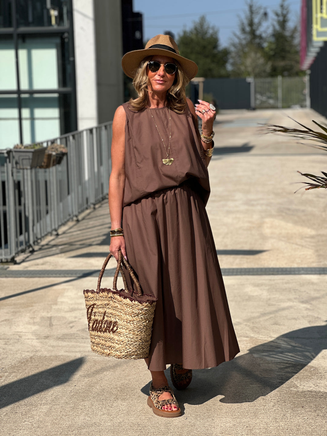 Ensemble tencel choco3369