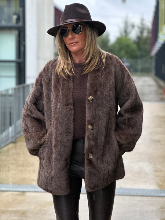 Manteau Maeva choco V004G