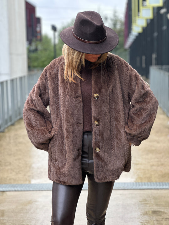 Manteau Maeva choco V004G