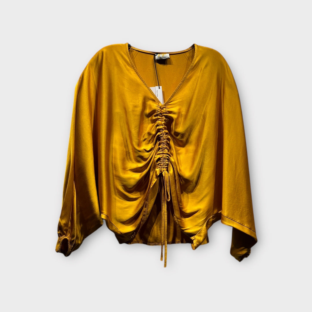 Blouse en soie en Moutarde /92665