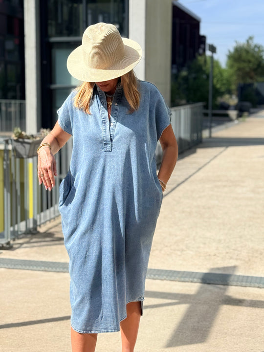 Robe denim loose 9202