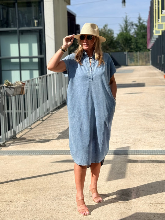 Robe denim loose 9202