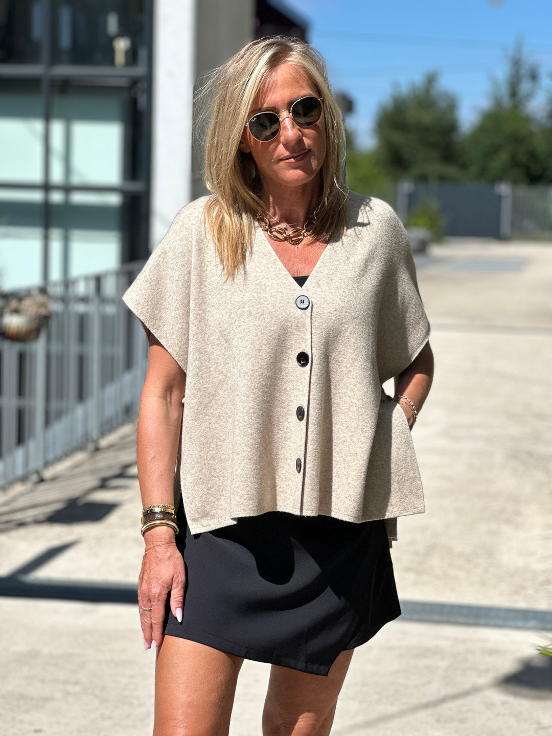 Pull fentes boutonnés 3761