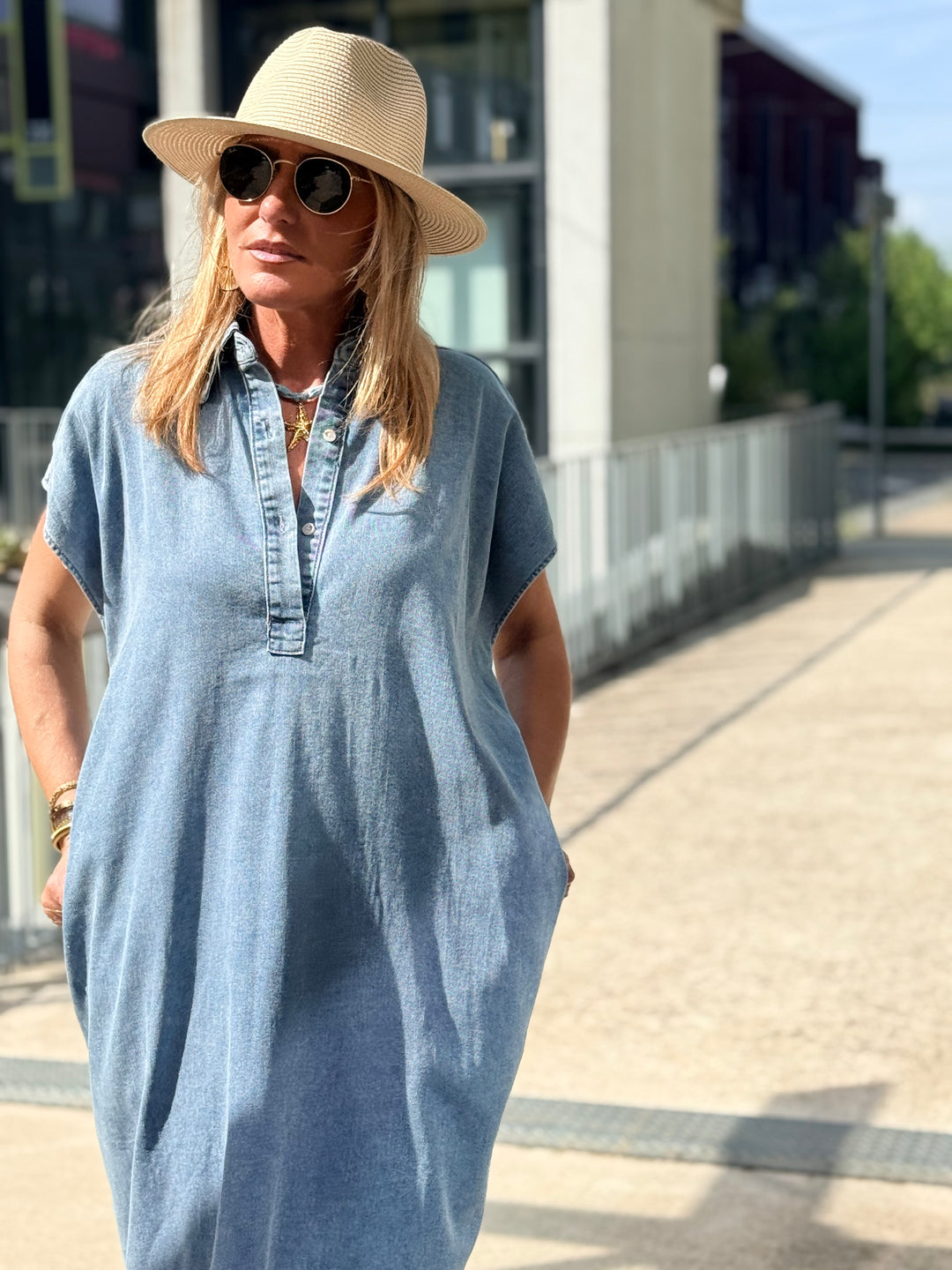 Robe denim loose 9202