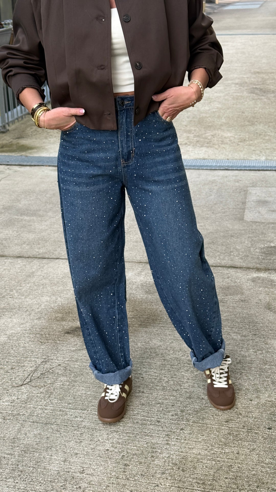 Jean strass brute 3288