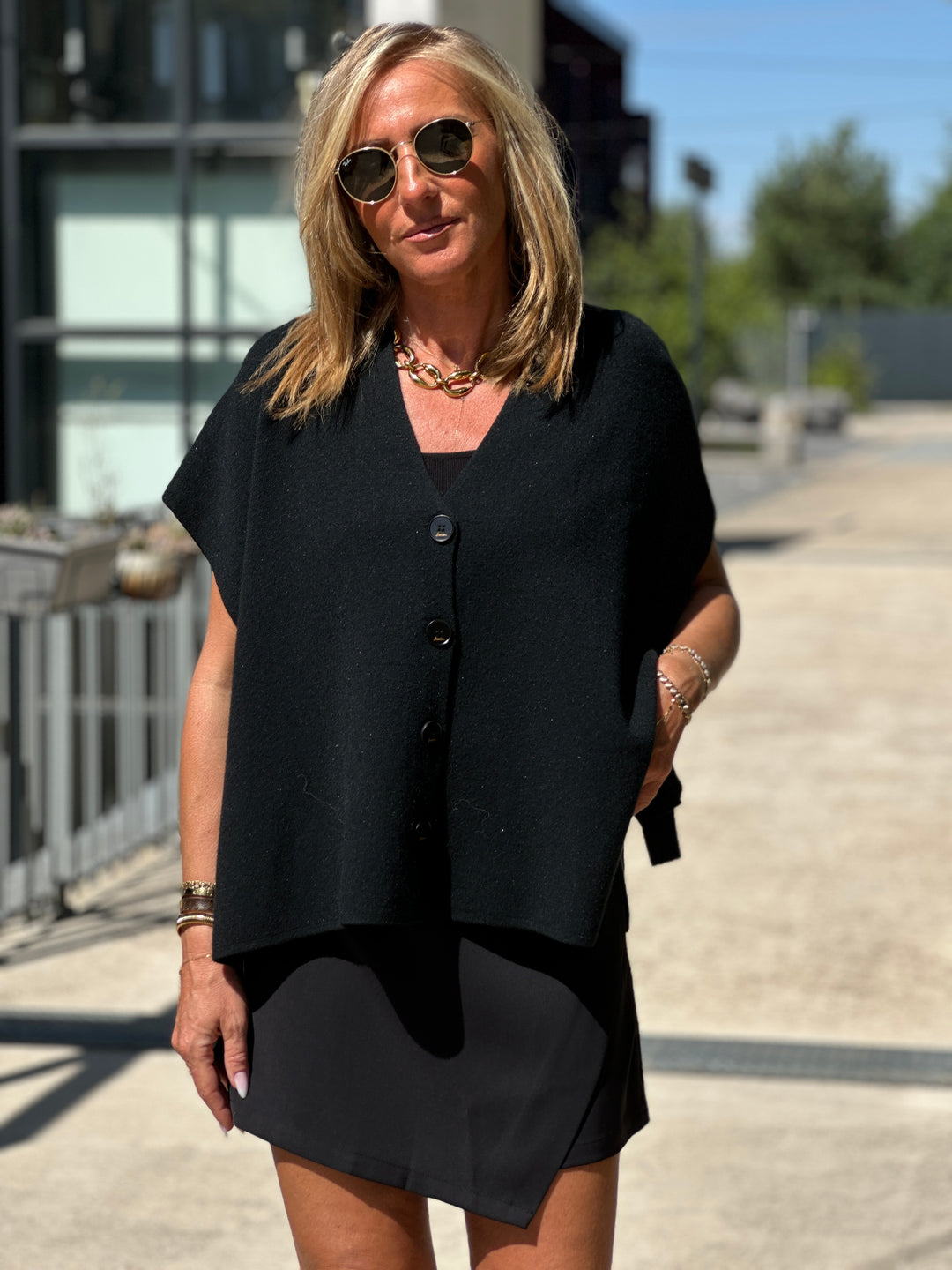 Pull fentes boutonnés 3761