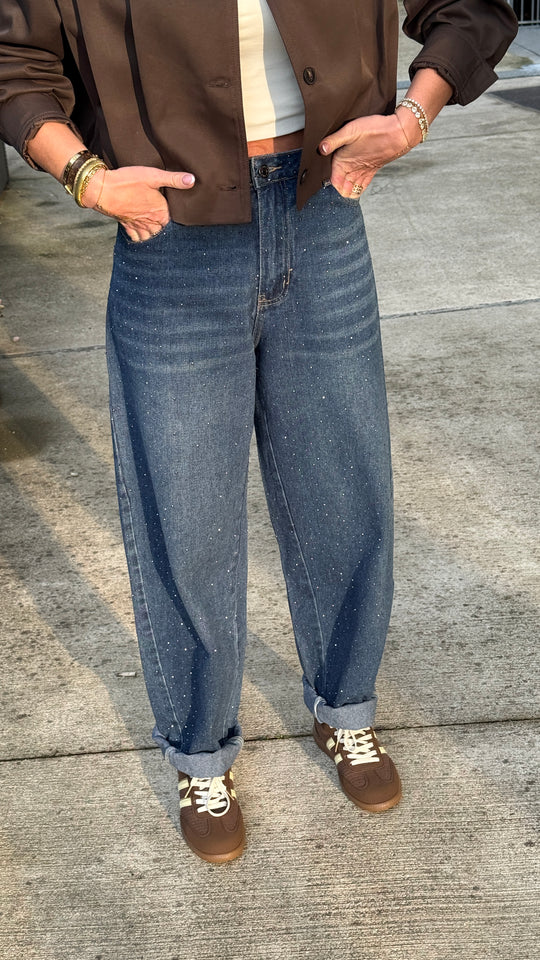 Jean strass brute 3288