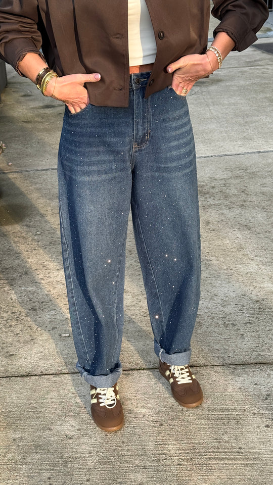 Jean strass brute 3288