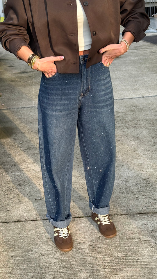 Jean strass brute 3288