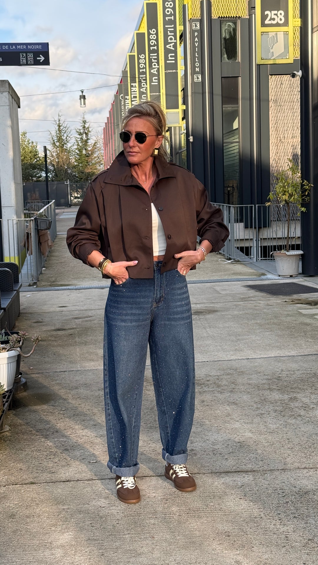 Jean strass brute 3288