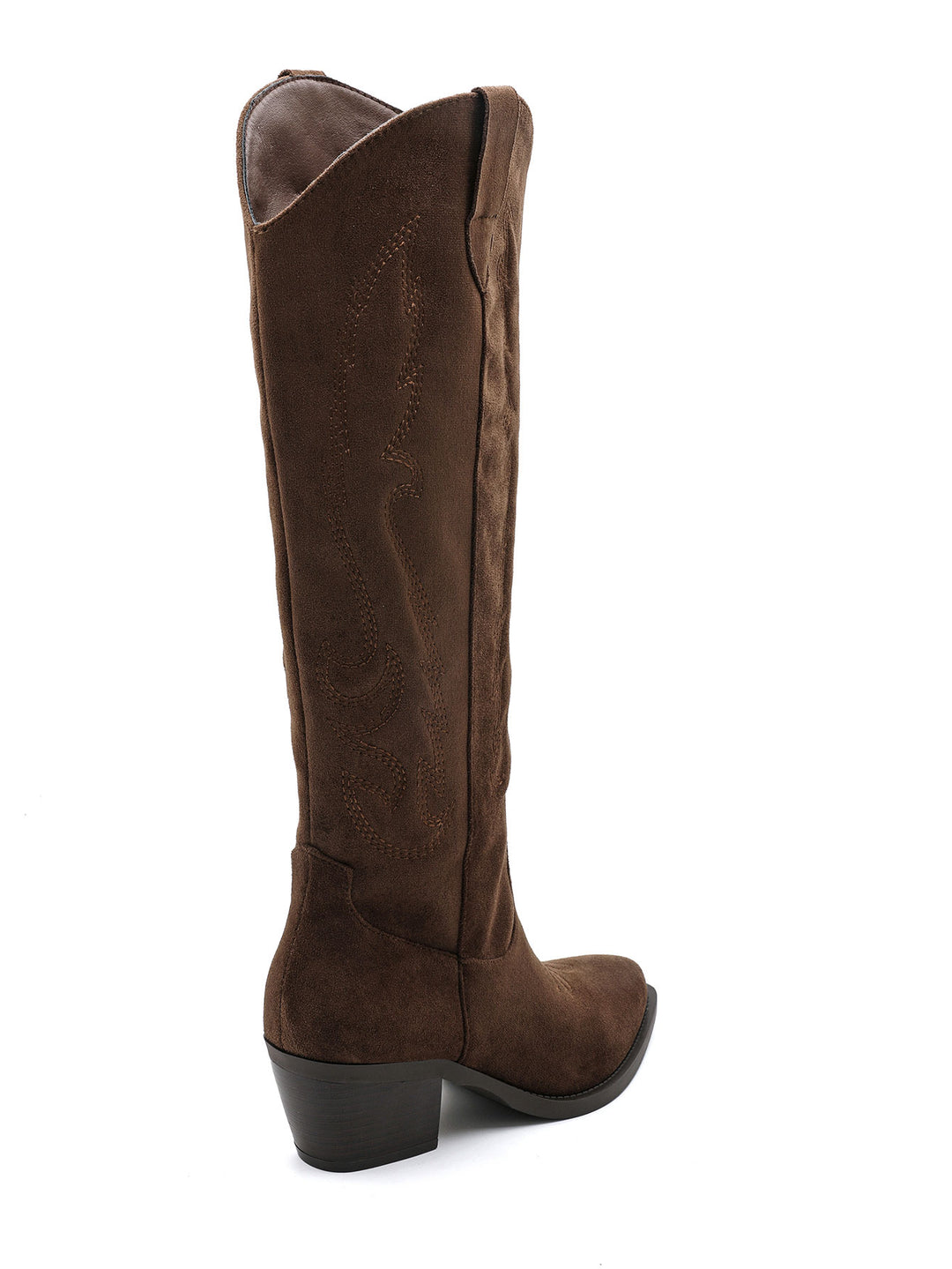 Botte daim brodé Olive 7688A-1