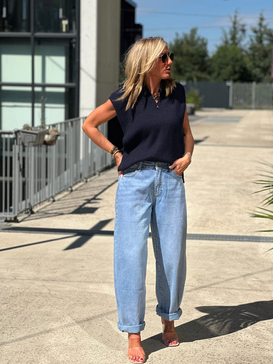 Pull gilet avec zip 5180