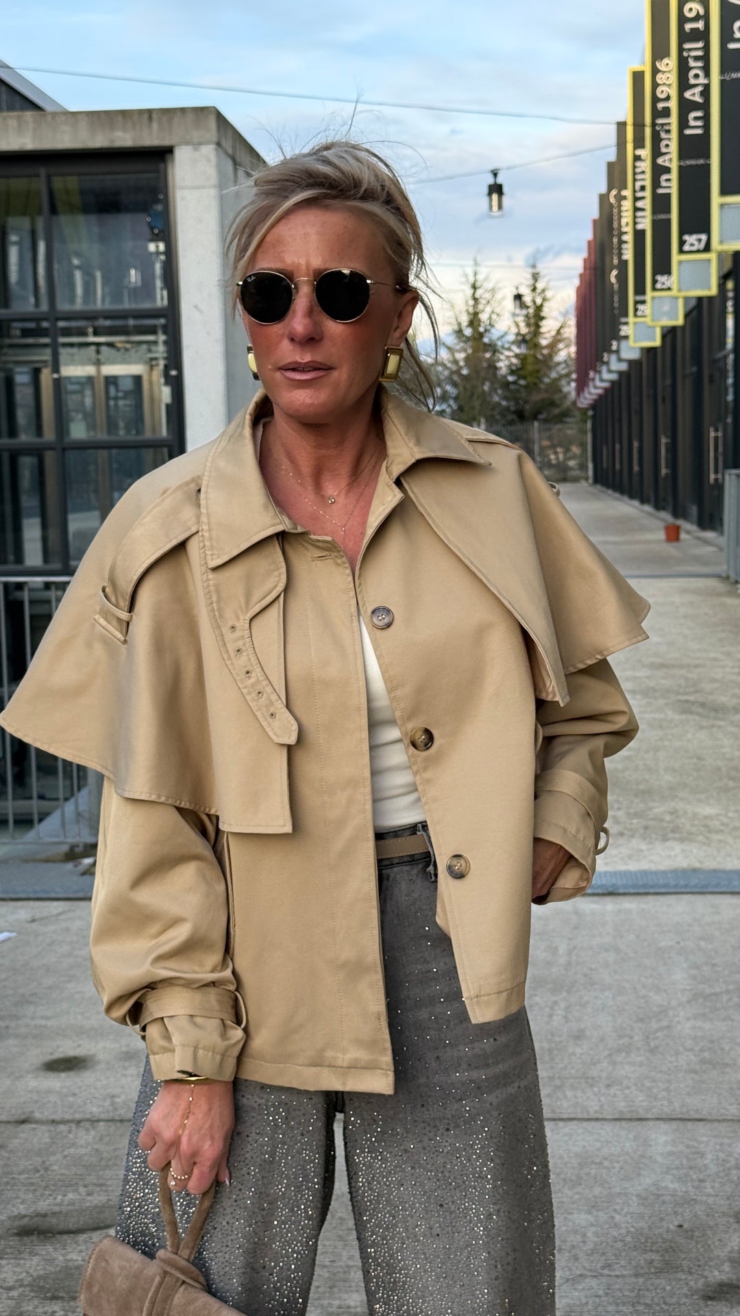 Trench court volant 30190