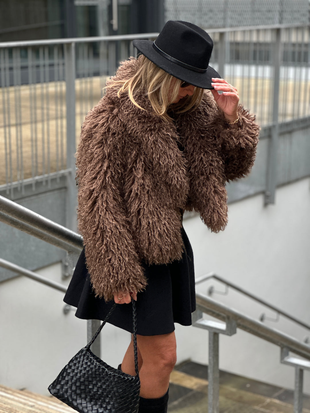 Veste fourrure mouton Choco 3038