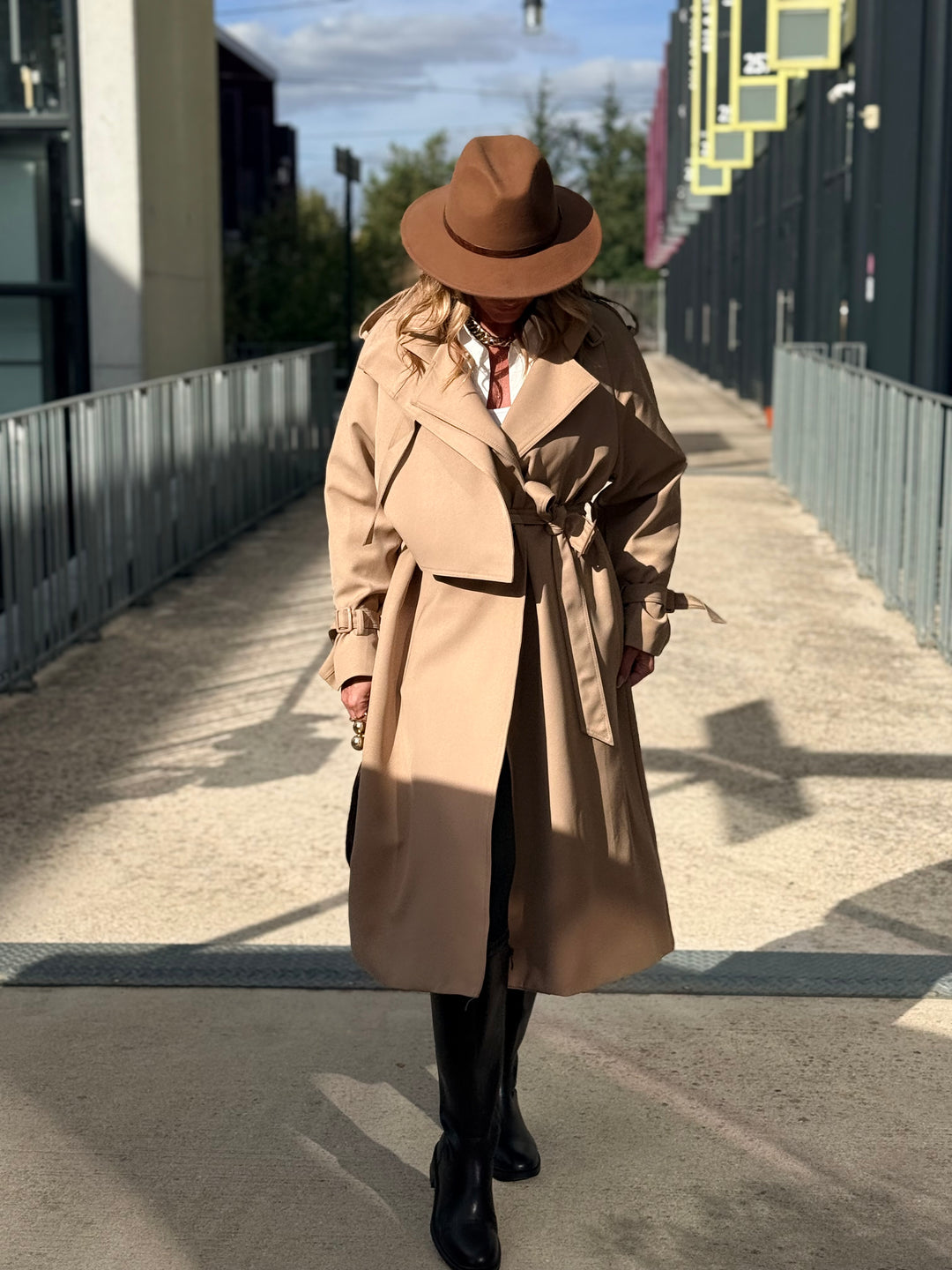 Trench long Beige 9903
