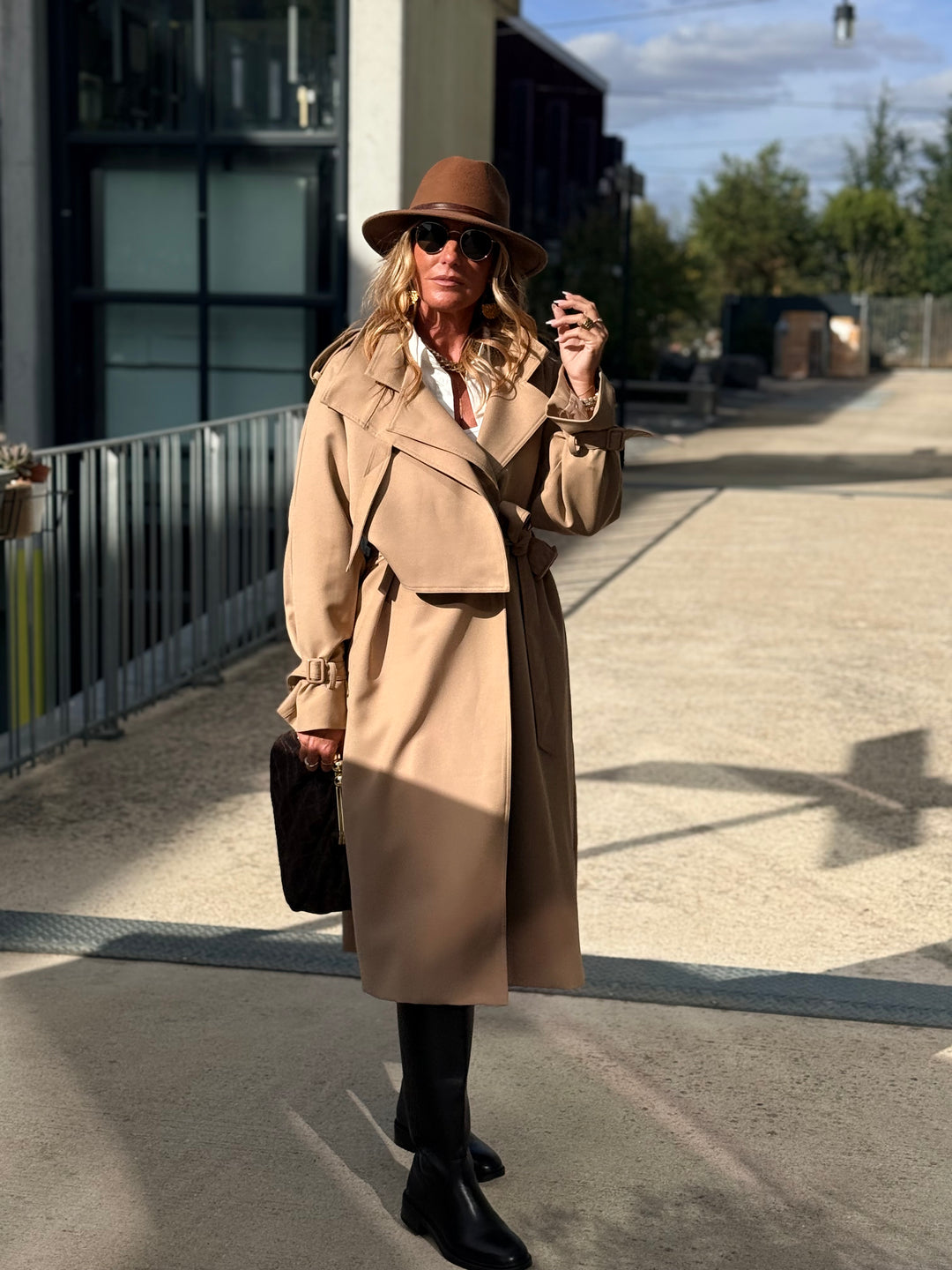 Trench long Beige 9903