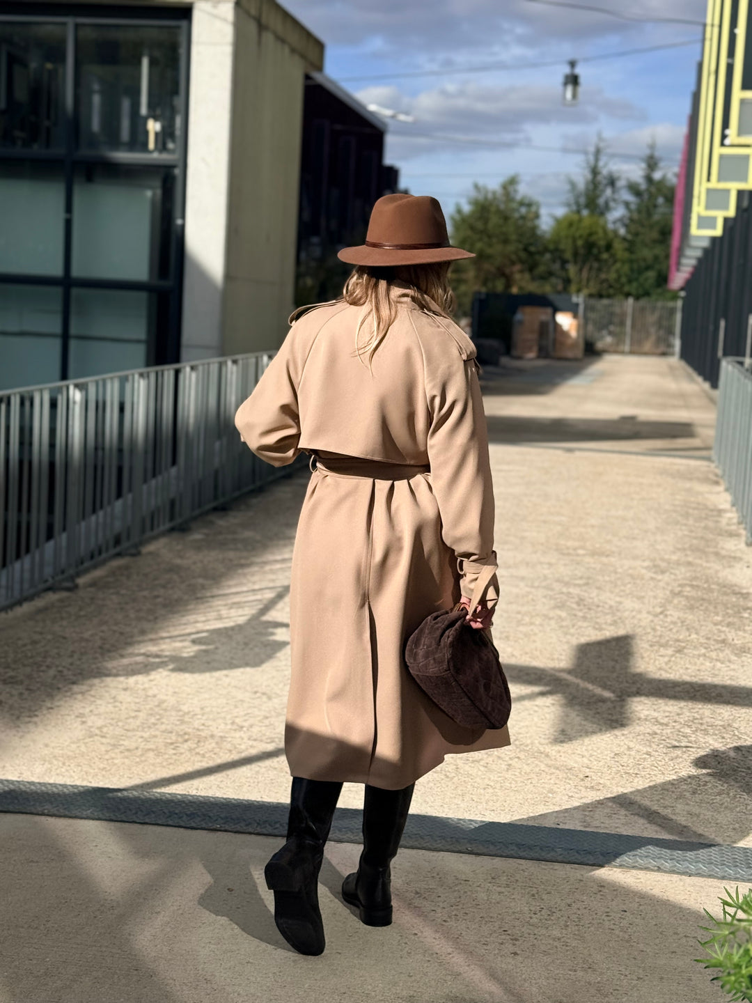 Trench long Beige 9903