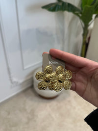 Boucle d’oreille fleur