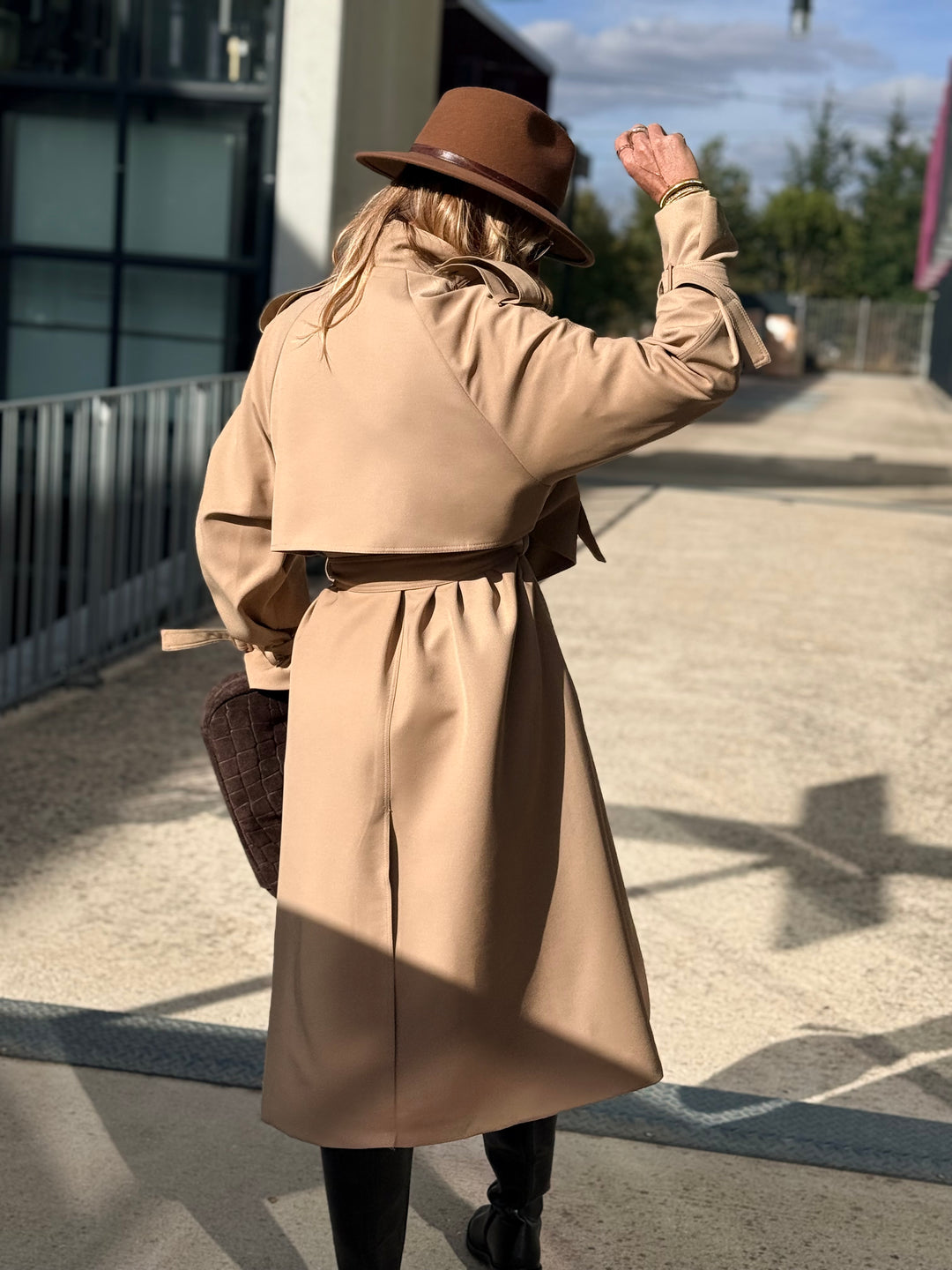 Trench long Beige 9903
