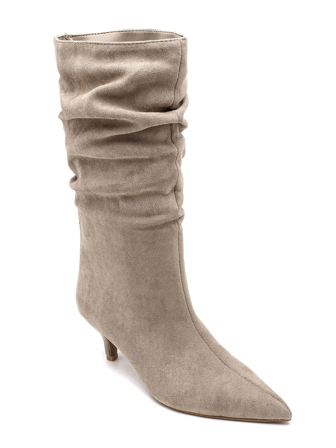 Botte daim petit talon 2513A Beige