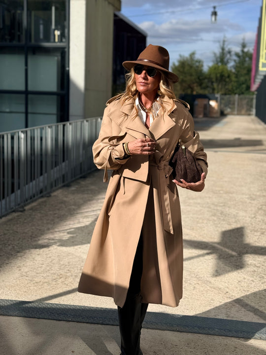 Trench long Beige 9903
