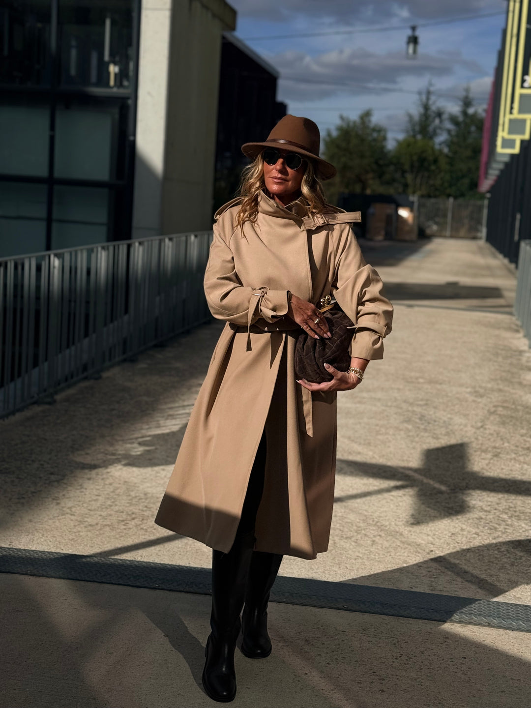 Trench long Beige 9903