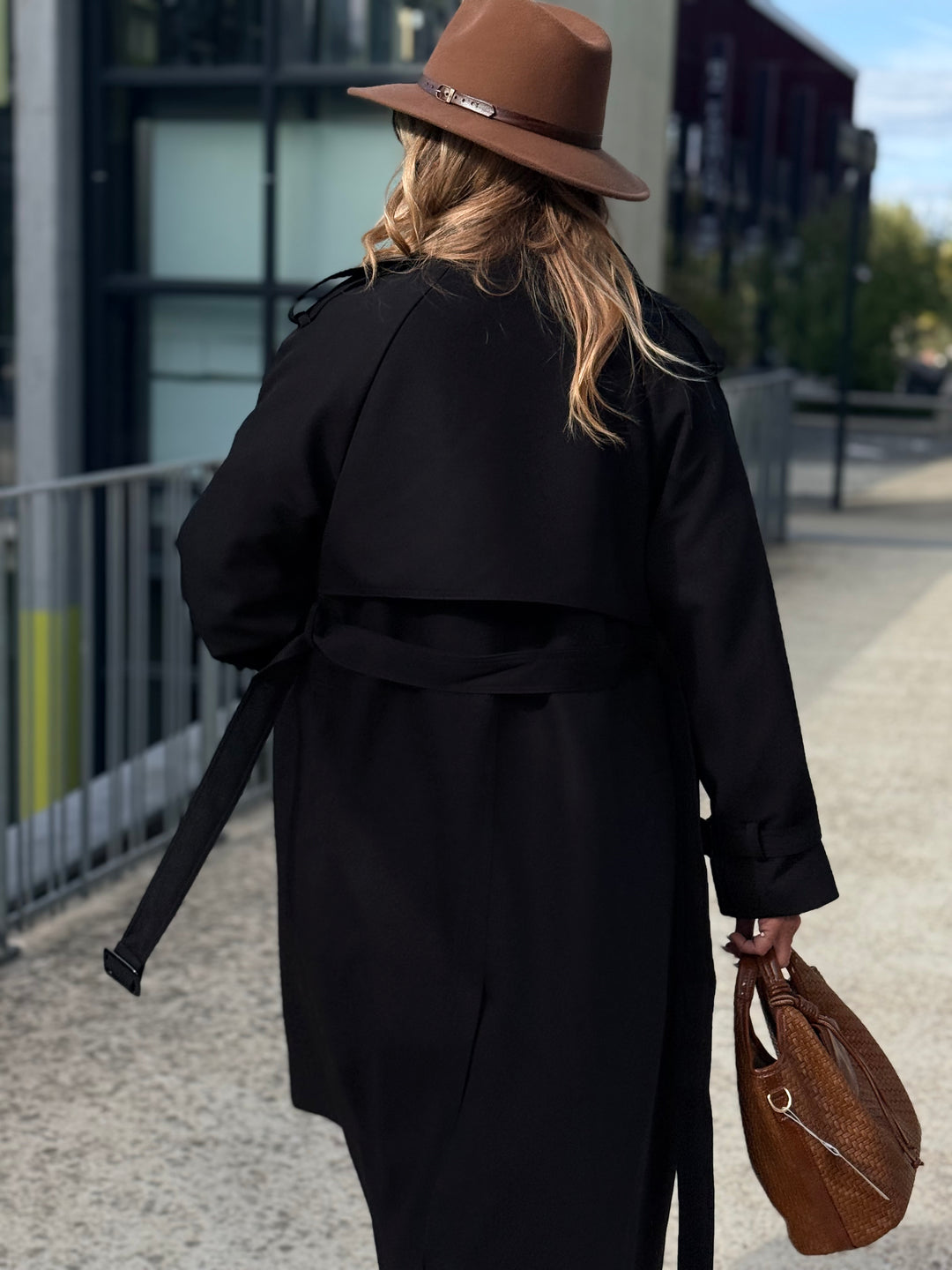 Trench long Noir 9903