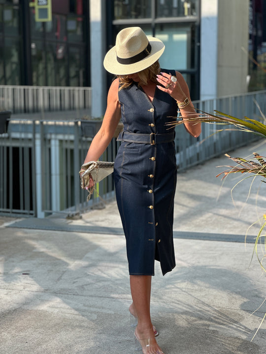 Robe jean brute