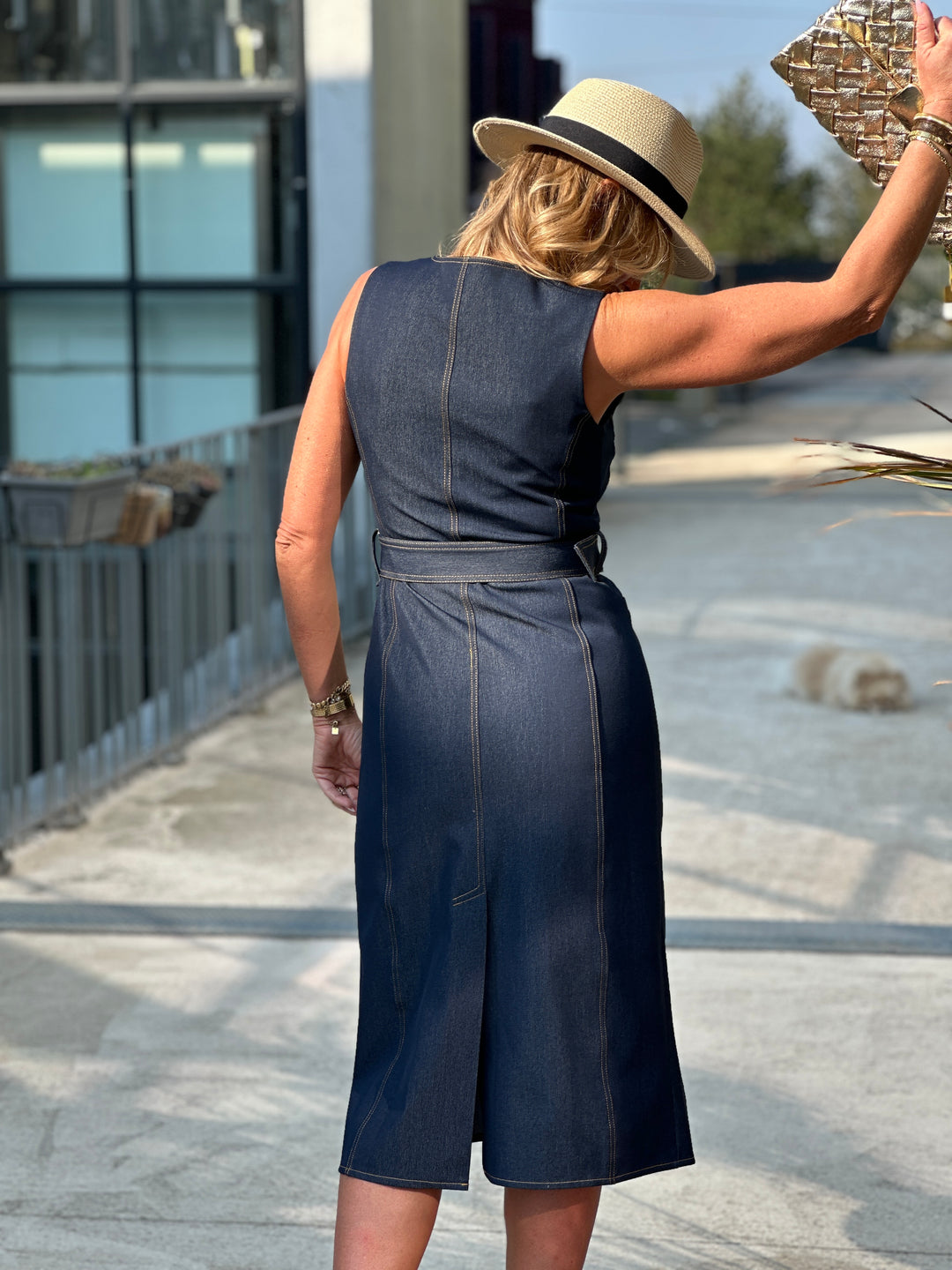 Robe jean brute