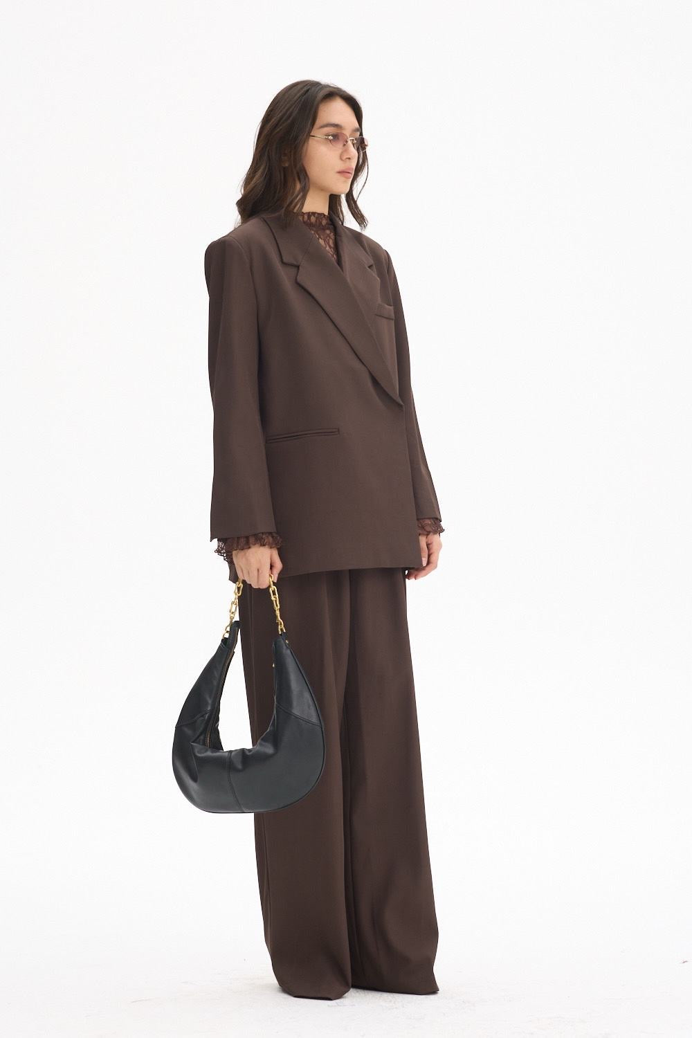 Blazer choco croisée Julia /24763