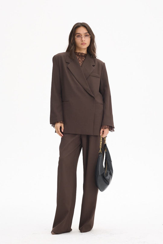 Blazer choco croisée Julia /24763