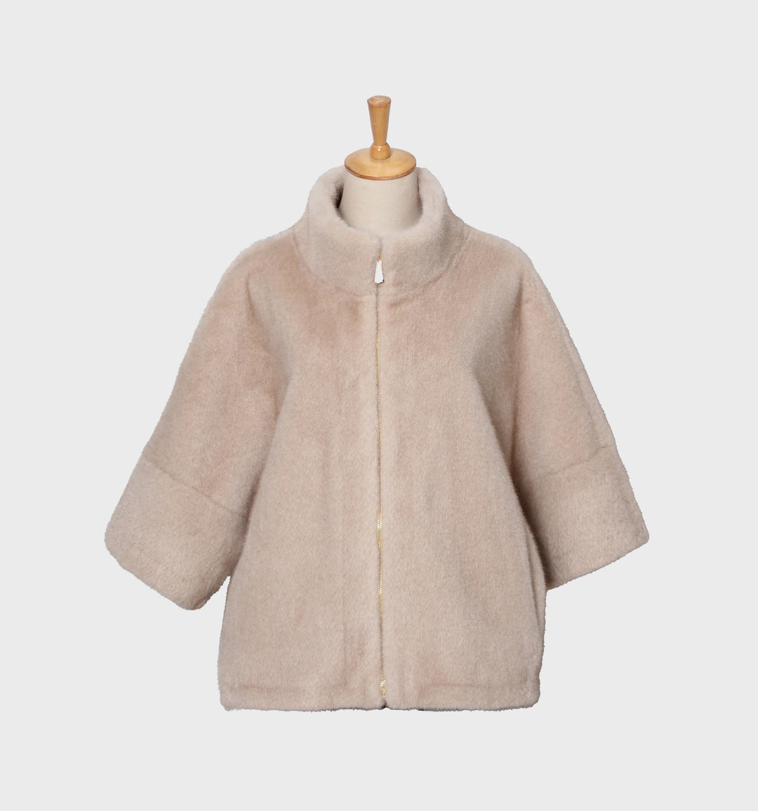 Veste fourrure Uni 3/4 41020