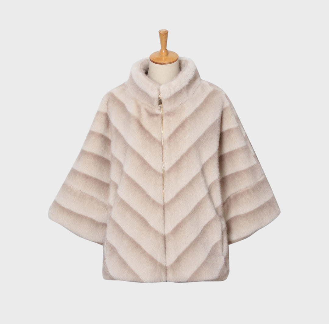 Veste fourrure dégradée 40977