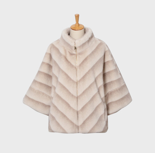 Veste fourrure dégradée 40977