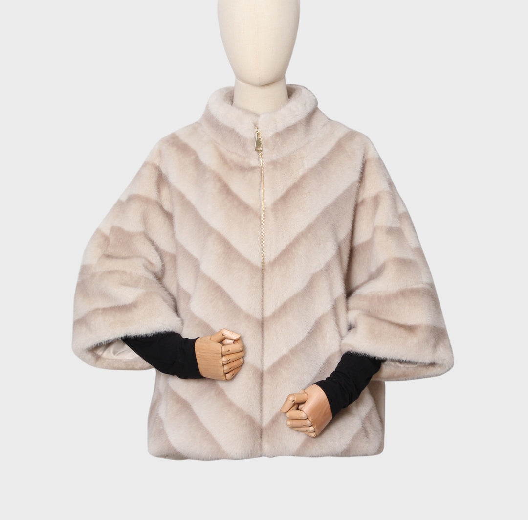 Veste fourrure dégradée 40977