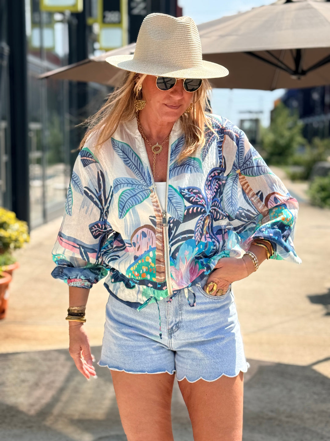 Veste Tropical Bleu 5408F