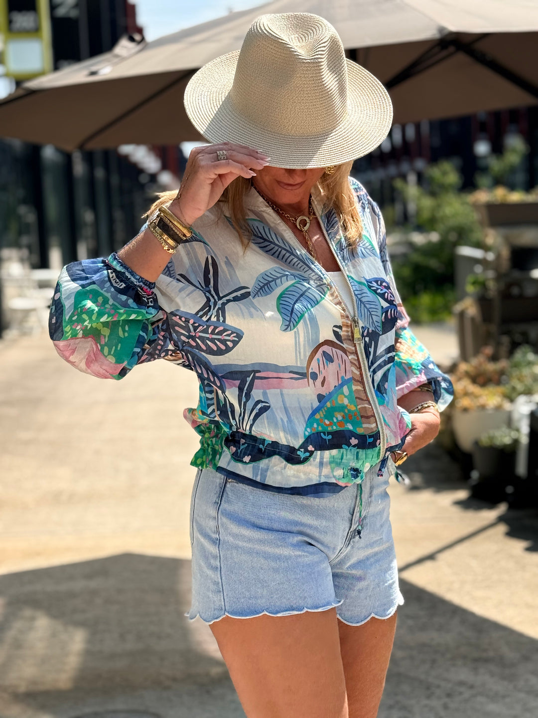 Veste Tropical Bleu 5408F
