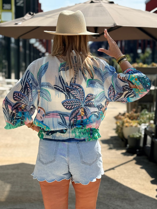 Veste Tropical Bleu 5408F