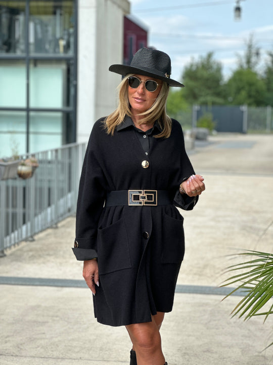 Gilet long boutons et poches 1541
