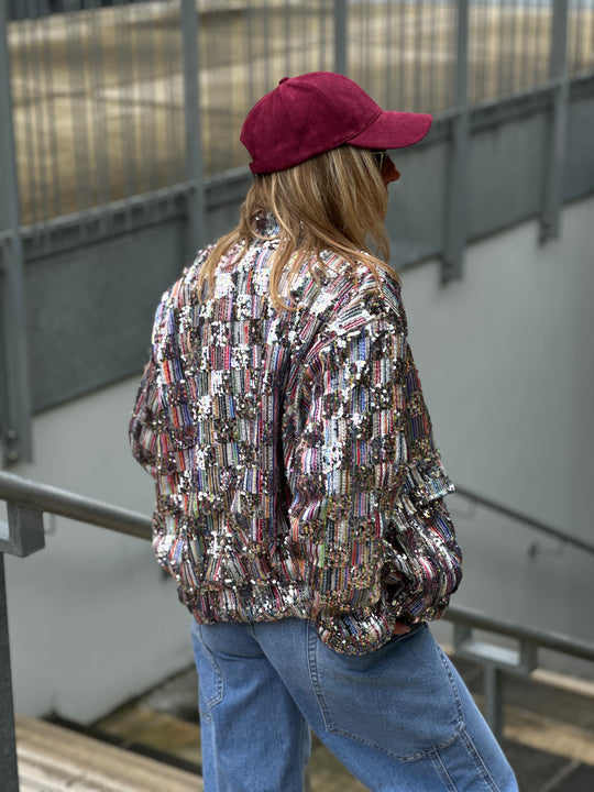Veste sequins multicolore (Candice)