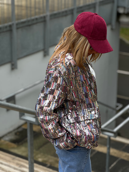 Veste sequins multicolore (Candice)