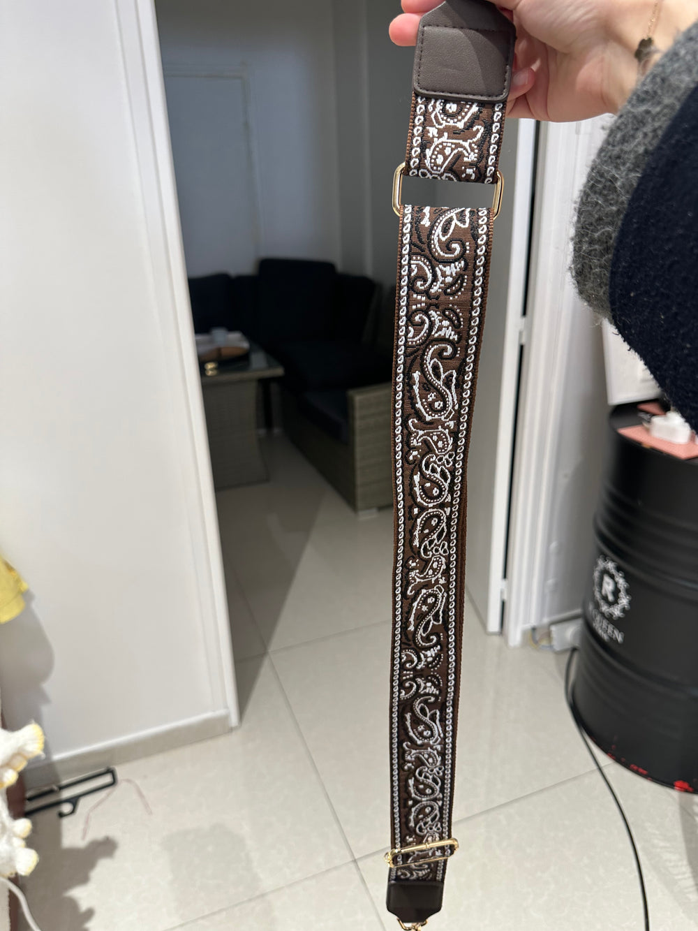 Bandoulière  à motif choco