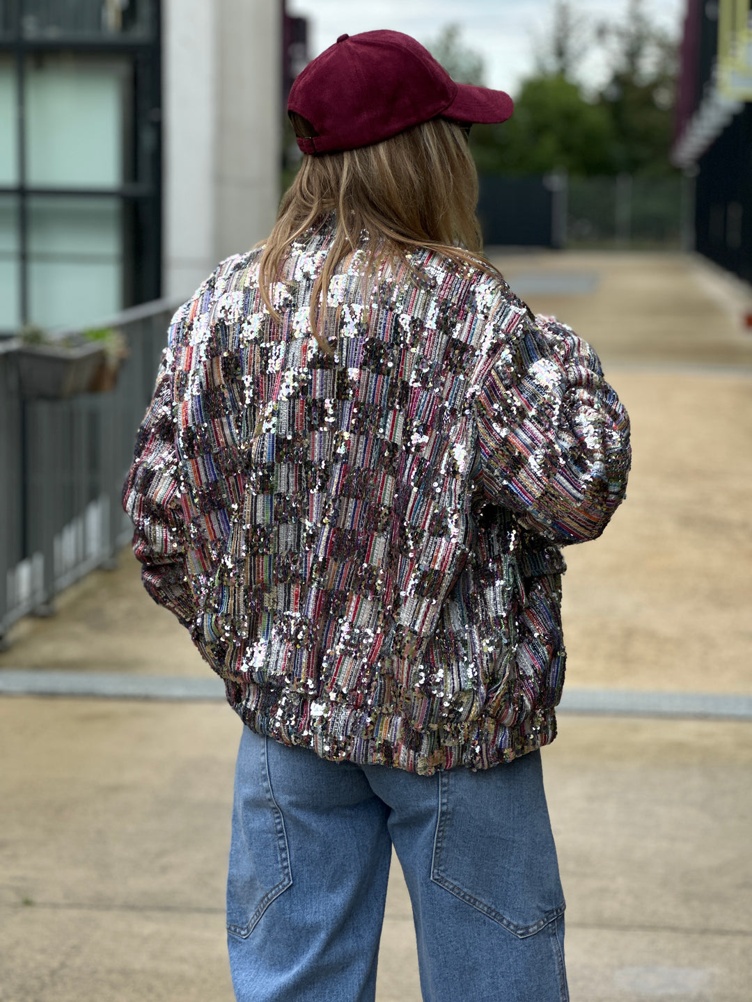 Veste sequins multicolore (Candice)