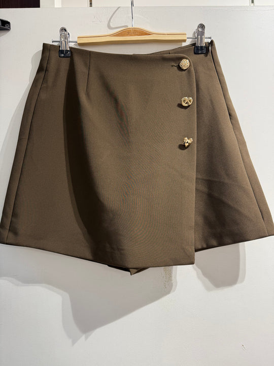 Jupe/short boutons 5660 choco